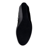 Aerosoles Binocular Tall Wedge Boot Black Faux Suede  BINOCULAR-SHEARLING Women's