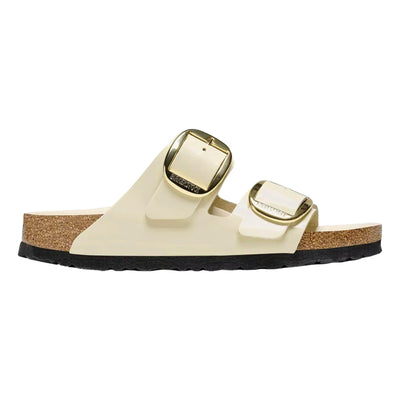 Birkenstock Arizona Big Buckle High-Shine Ecru  1026128 Women's