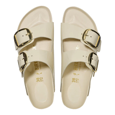 Birkenstock Arizona Big Buckle High-Shine Ecru  1026128 Women's