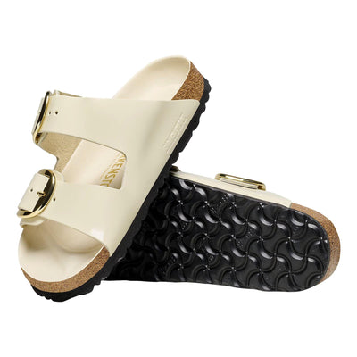 Birkenstock Arizona Big Buckle High-Shine Ecru  1026128 Women's