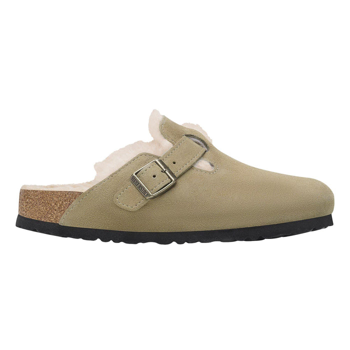 Birkenstock Boston VL Shearling Taupe  1028289 Women's