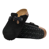 Birkenstock Boston Braided Black  1030497 Women's