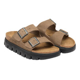 Birkenstock Arizona Pap Chunky Gray / Taupe  1033080 Women's