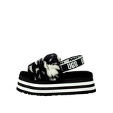 UGG Disco Marble Slide Black/White  1122032-W-BLK Women's