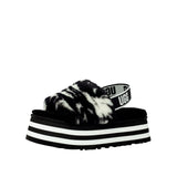 UGG Disco Marble Slide Black/White  1122032-W-BLK Women's