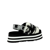 UGG Disco Marble Slide Black/White  1122032-W-BLK Women's