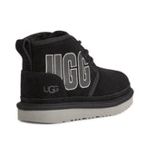 UGG Neumel Graphic Outline Black/Grey  1130787-BGSD Grade-School