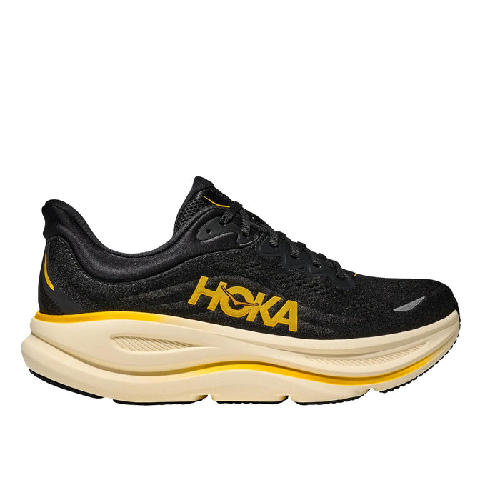 Hoka Bondi 9 Carbon Black / Yellow Gold  1162011-CWG Men's
