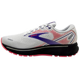 Brooks Ghost 14 White/Purple-Pink-Black  120356-1B-192 Women's