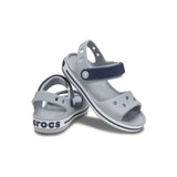 Crocs Crocband Sandals Light Grey / Navy  12856 Pre-School