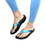 OOFOS Oolala Luxe Blue / Black  1401 Women's