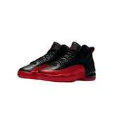 Nike Air Jordan 12 Retro Black/Varsity Red  153265-002 Grade-School