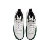 Nike Air Jordan 12 Retro Summit White / Gorge Green  153265-103 Grade-School