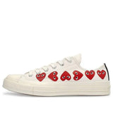 Converse Chuck 70 CDG OX EG Egret/High Risk Red  162975C Men's