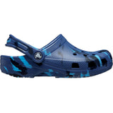 Crocs Classic Marbled Tie-Dye Clog Navy / Multi  206838-4HQ Toddler