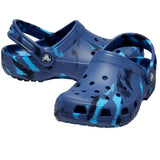 Crocs Classic Marbled Tie-Dye Clog Navy / Multi  206838-4HQ Toddler