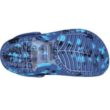 Crocs Classic Marbled Tie-Dye Clog Navy / Multi  206838-4HQ Toddler