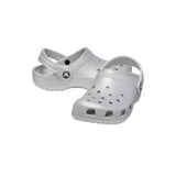 Crocs Classic Glitter Clogs Silver Giltter  206992-0IC Toddler