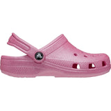 Crocs Crocs Classic Glitter Clogs (Toddler) Pink Tweed Glitter 4 Toddler M Pink Tweed Glitter  206992-6XE Toddler