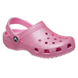 Crocs Crocs Classic Glitter Clogs (Toddler) Pink Tweed Glitter 4 Toddler M Pink Tweed Glitter  206992-6XE Toddler