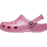 Crocs Crocs Classic Glitter Clogs (Toddler) Pink Tweed Glitter 4 Toddler M Pink Tweed Glitter  206992-6XE Toddler