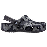 Crocs Classic Camo Clog Black / Grey  207593-097 Toddler