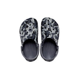 Crocs Classic Camo Clog Black / Grey  207593-097 Toddler