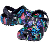 Crocs Classic Clog - Seasonal Graphic Deep Navy / Multi Dino  208303-4LF Toddler