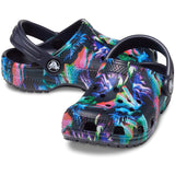 Crocs Classic Clog - Seasonal Graphic Deep Navy / Multi Dino  208303-4LF Toddler
