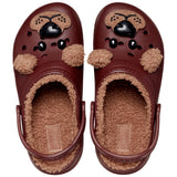 Crocs Classic Lined I Am Clogs Dark Clay  210019-2FL Toddler
