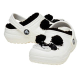 Crocs Classic Fun Lab Panda Lined Clog White  210395-0WX Toddler