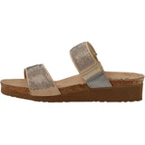Naot Bianca Beige / Silver Rivets / Mirror Leather  214087 Women's