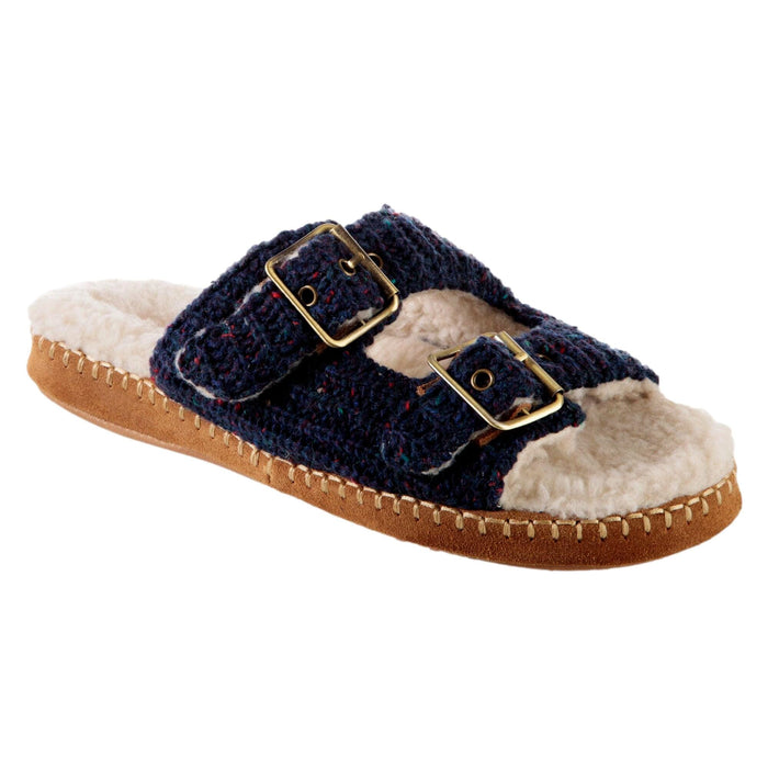 Acorn Camden Double Buckle Slide Navy Blue  22122-477 Women's