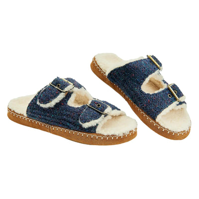 Acorn Camden Double Buckle Slide Navy Blue  22122-477 Women's