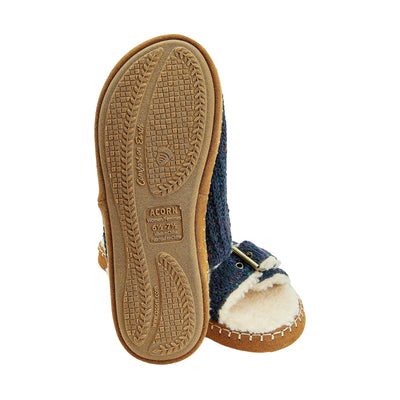 Acorn Camden Double Buckle Slide Navy Blue  22122-477 Women's