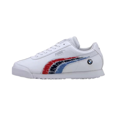 Puma BMW MMS Roma Jr Puma White-Puma White  339982-02 Grade-School