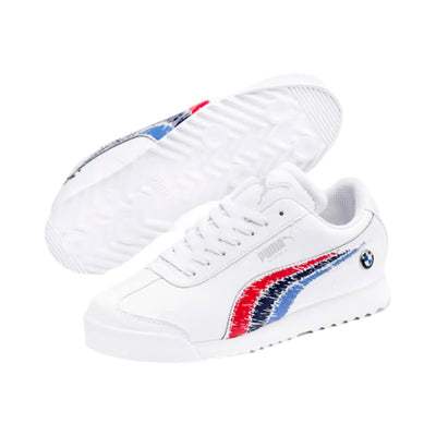 Puma BMW MMS Roma Jr Puma White-Puma White  339982-02 Grade-School