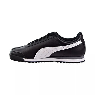 Puma Roma Basic Black/White-Puma Silver  354259-01 Grade-School