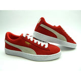 Puma Suede Jr High Risk Red-White  355110-03 Grade-School