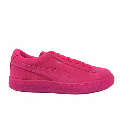 Puma Suede Iced Fluo Beetroot Purple-White  361936-01 Grade-School