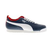 Puma Roma Play On Dark Denim-White-High Rise Red  373421-01 Men's
