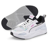 Puma X-ray 2 Square Glow AC Ice-White-Mist-Black-Mauve  383721-02 Grade-School