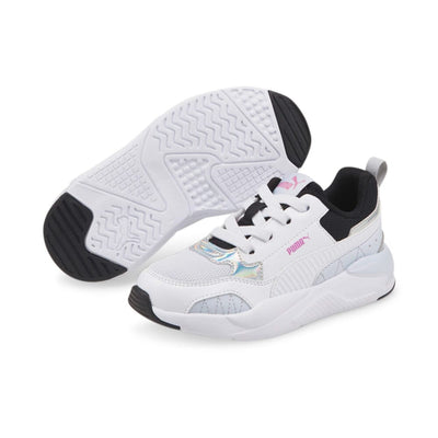 Puma X-ray 2 Square Glow AC Ice-White-Mist-Black-Mauve  383722-02 Pre-School