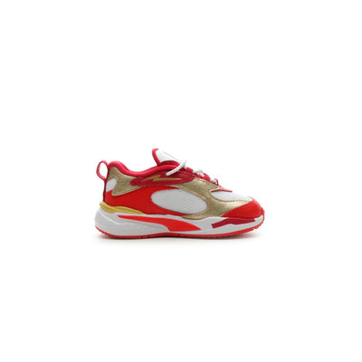 Puma RS-Fast Glitz AC White-Red-Puma Team Gold  384749-01 Toddler