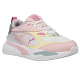 Puma RS-Fast Limits Shiny Jr White-Chalk Pink-Flower  387756-01 Grade-School