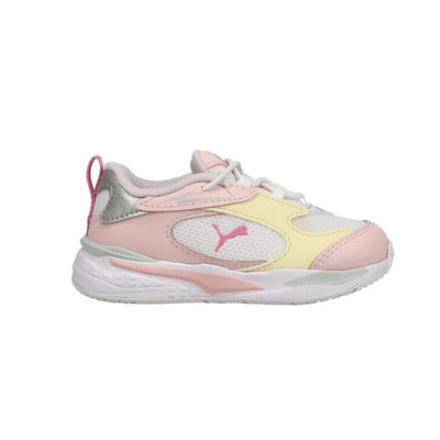 Puma RS-Fast Limits Shiny AC White-Pink-Anise Flower  387758-01 Toddler