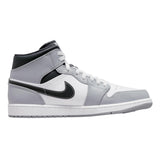 Nike Air Jordan 1 Mid Light Smoke Grey / White - Anthracite  554724-078 Men's
