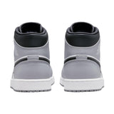 Nike Air Jordan 1 Mid Light Smoke Grey / White - Anthracite  554724-078 Men's
