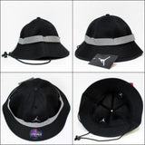 Nike Jordan Apex Bucket Hat Black/Grey  843078-010 Men's