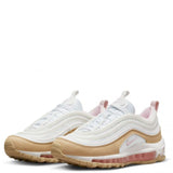 Nike Air Max 97 Summit White/Pink Foam-Sesame  921522-113 Grade-School